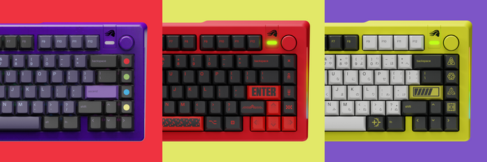 3 KeyCapsule Sets Drop Alongside GMMK 3: GPBT Pixel Punk, Voltage, & Atomic