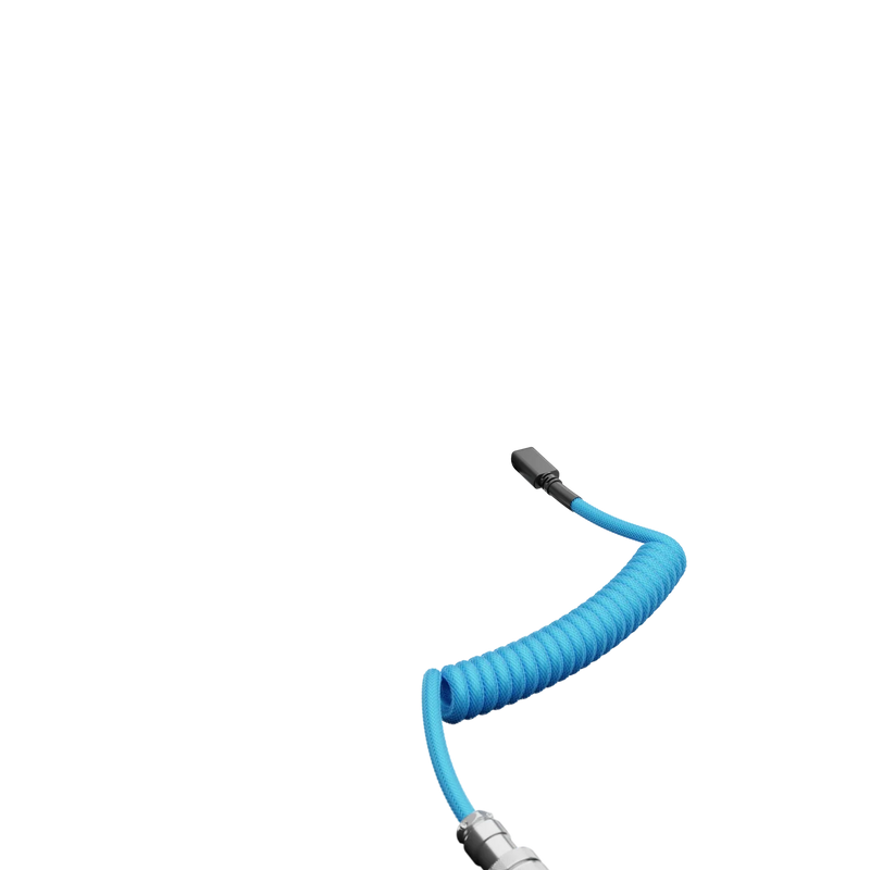 Glorious Coiled Cable Electric Blue