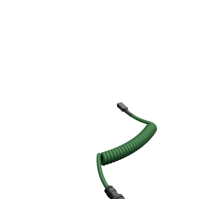 Glorious Coiled Cable Forest Green