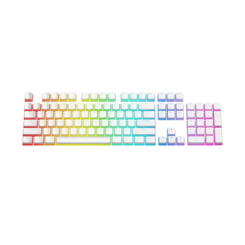 Keycaps Aura White US