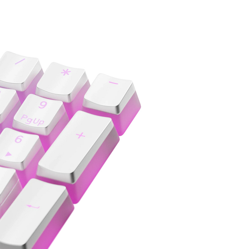 Keycaps Aura White US