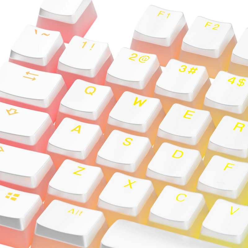 Keycaps Aura White US