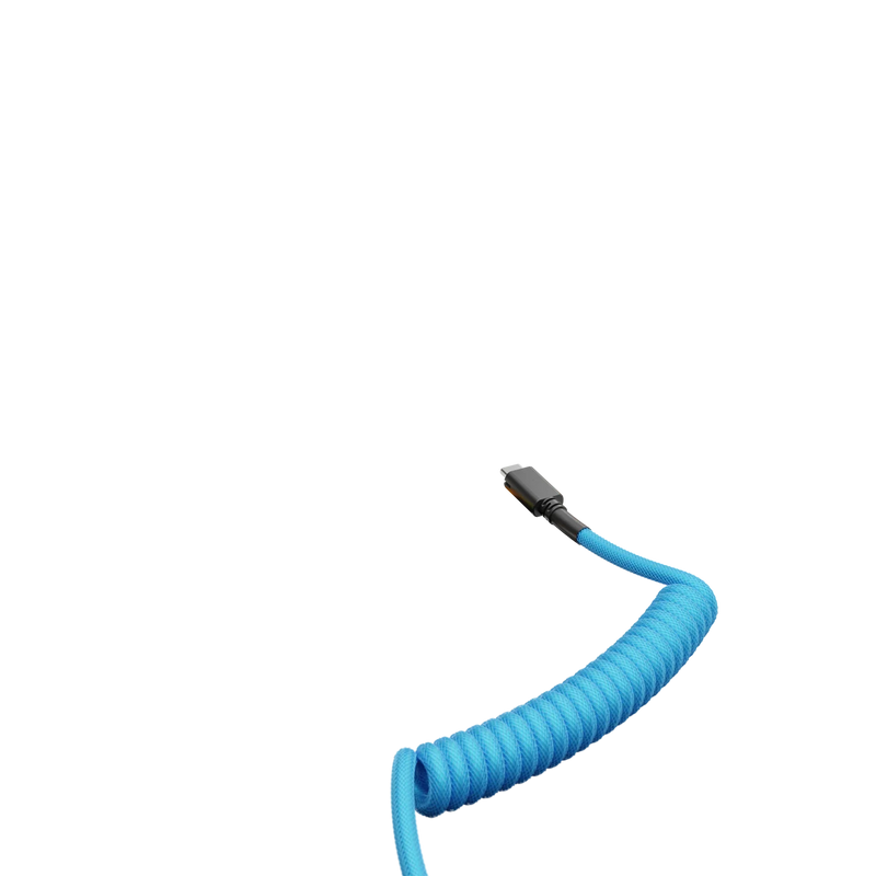 Glorious Coiled Cable Electric Blue