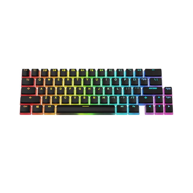 Keycaps Aura Black US