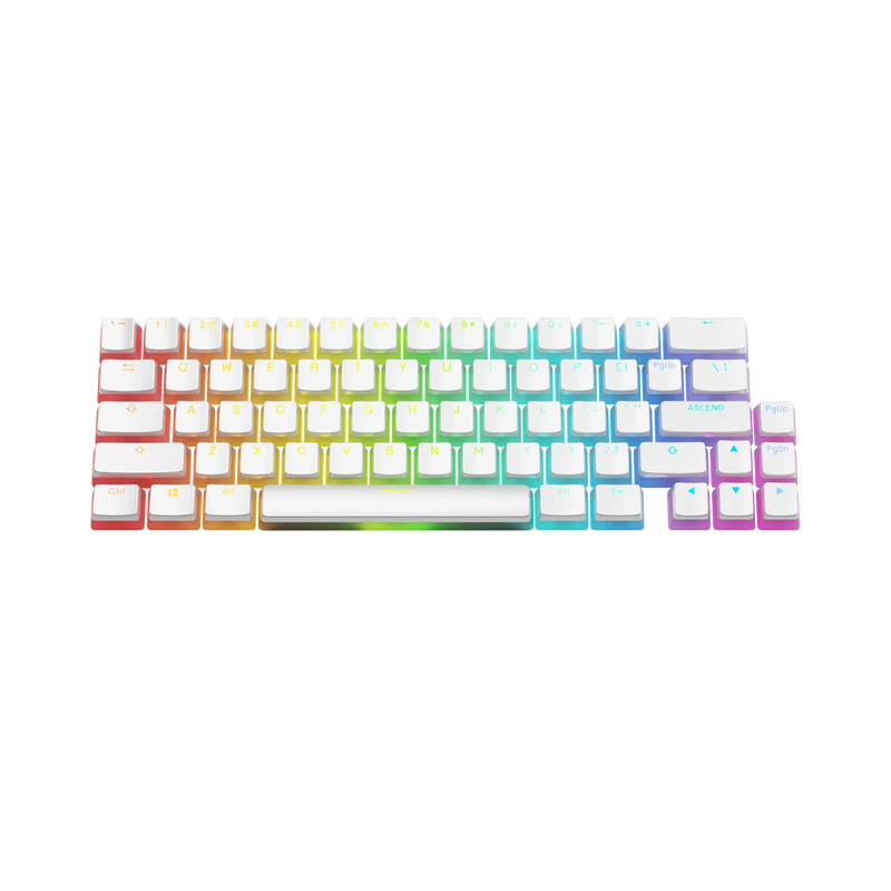 Keycaps Aura White US