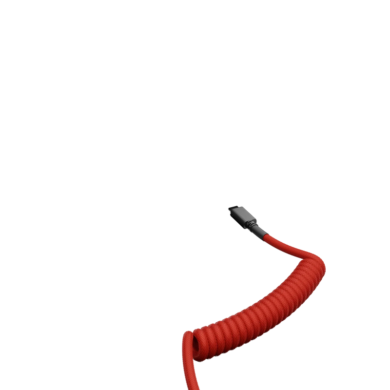 Glorious Coiled Cable Crimson Red