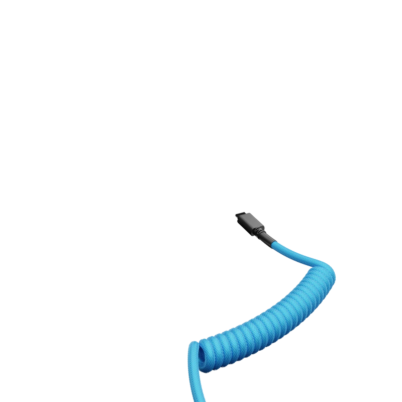 Glorious Coiled Cable Electric Blue