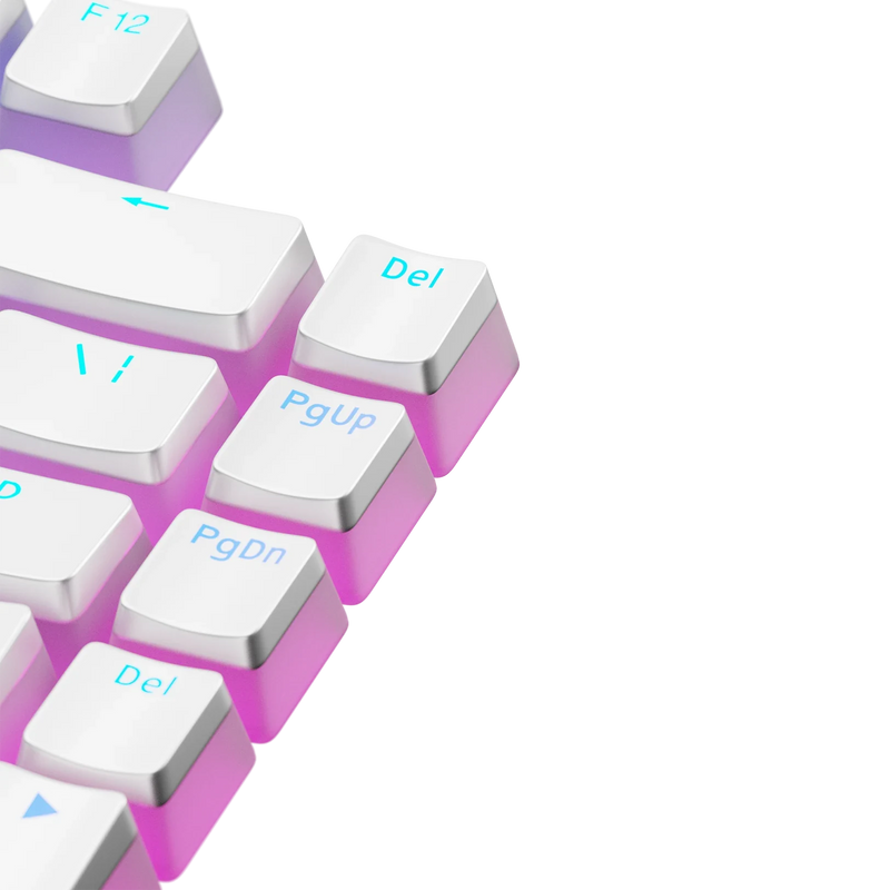 Keycaps Aura White US