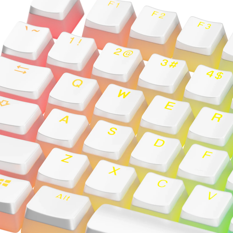 Keycaps Aura White US