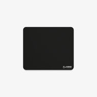 Stitched Cloth Mousepad Large in Black top view