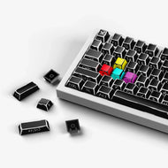 GPBT Sketch Keycaps on keyboard close up
