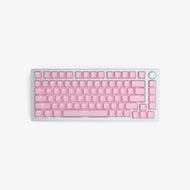 ABS Doubleshot Keycaps in Pink on a GMMK PRO Ice keyboard
