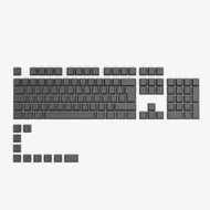 GPBT Black Ash keycaps in English (UK), full kit layout