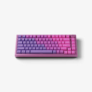GPBT Nebula keycaps on a GMMK PRO with Pixel Pink top frame and rotary knob
