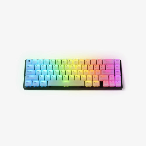 Polychroma RGB keycaps on a GMMK 2 65% Black keyboard