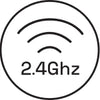 a wifi symbol in a circle