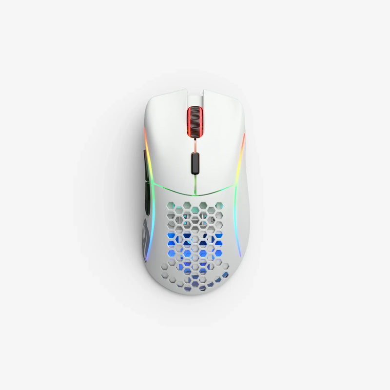 Model D Wireless in Matte White top view