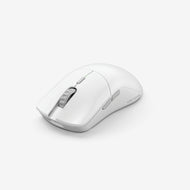 Model O 2 PRO 4K 8KHz Edition Mouse in White front angle view