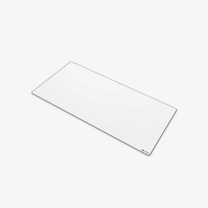 Stitched Cloth Mousepad 3XL in White angle view