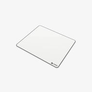 Stitched Cloth Mousepad XL Heavy in White angle view