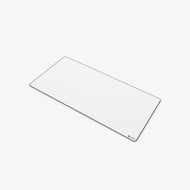 Stitched Cloth Mousepad XXL in White angle view