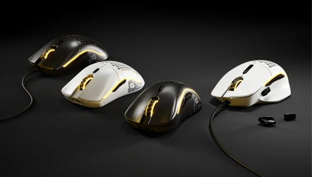 a group of computer mouses