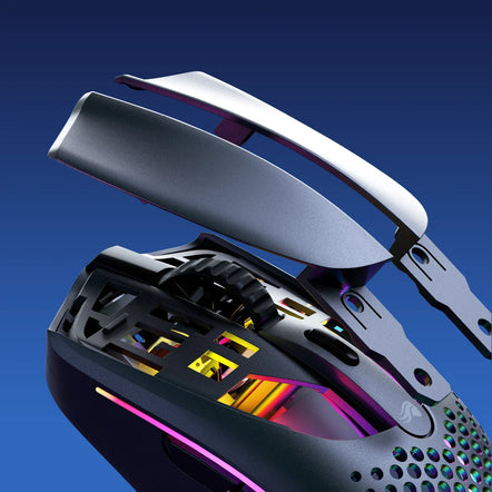 a close up of a computer mouse